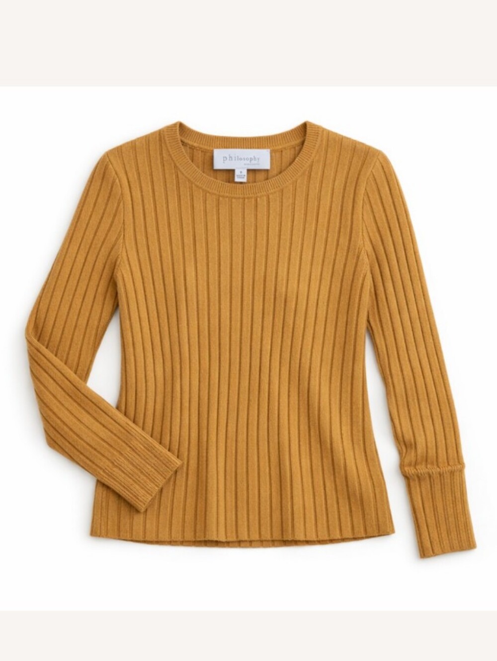 Philosophy Ribbed Sweater – Size Small - Picture 3 of 3